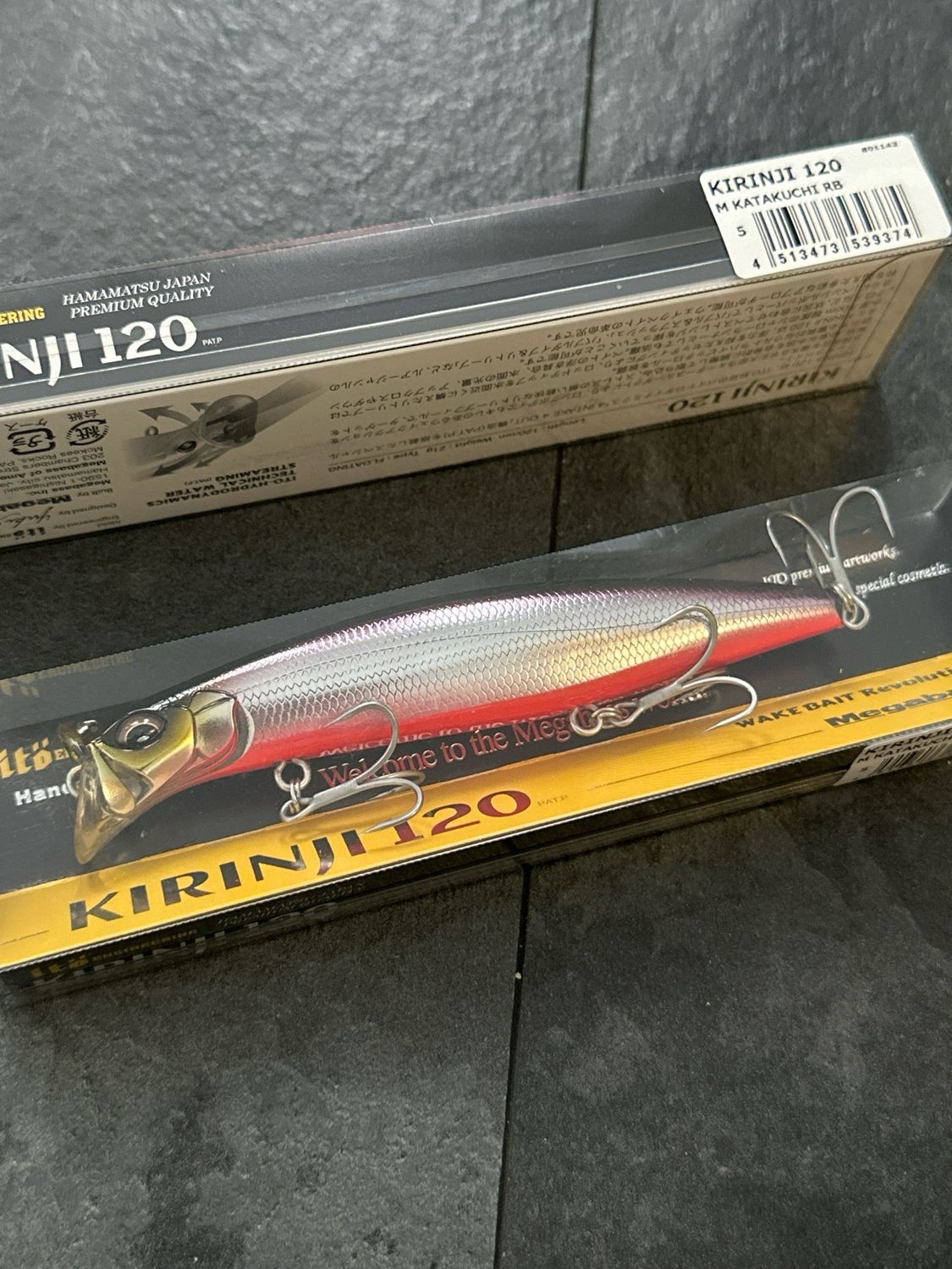 Megabass Kirinji 120 #5 M Katakuchi RB 120mm/21g/Floating Topwater Popper Saltwater Hooks