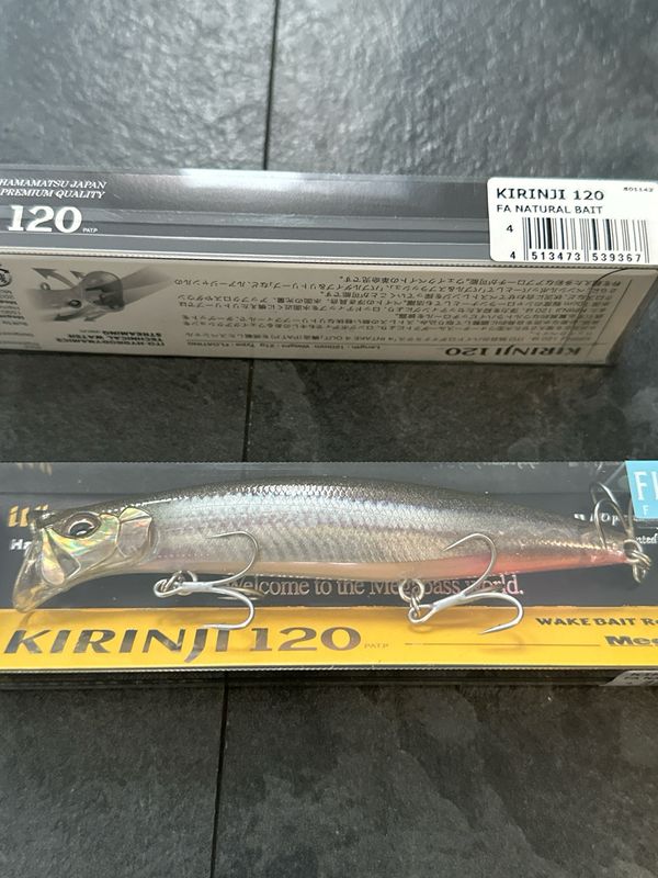 Megabass Kirinji 120 #4 FA Natural Bait 120mm/21g/Floating Topwater Popper Saltwater Hooks