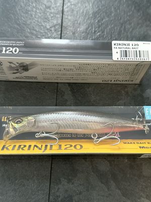 Megabass Kirinji 120 #4 FA Natural Bait 120mm/21g/Floating Topwater Popper Saltwater Hooks