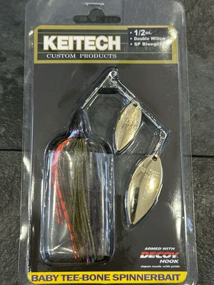 Keitech Tee-Bone Spinnerbait 1/2oz Double Willow #510 SP Bluegill