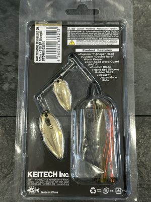 Keitech Tee-Bone Spinnerbait 1/2oz Double Willow #510 SP Bluegill