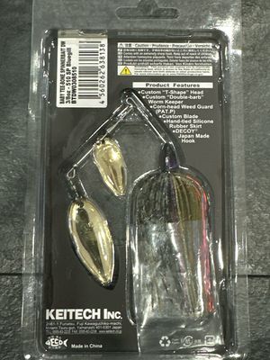 Keitech Baby Tee-Bone Spinnerbait 3/8oz Double Willow #510 SP Bluegill