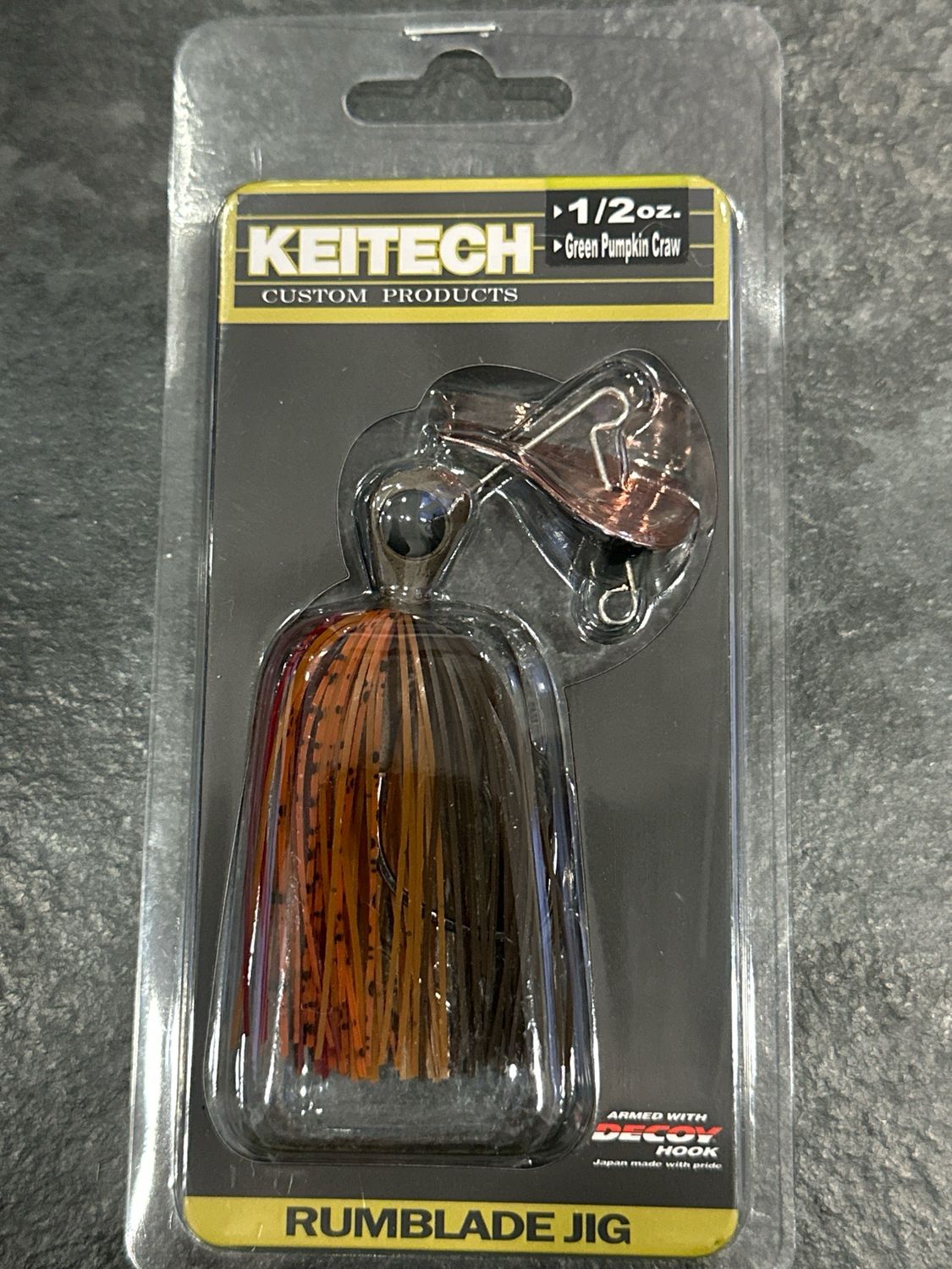 Keitech Rumblade Jig 1/2oz #511 Green Pumpkin Craw