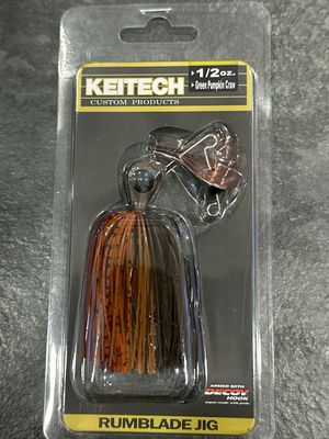 Keitech Rumblade Jig 1/2oz #511 Green Pumpkin Craw