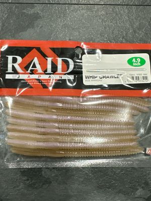 Raid Japan Whip Crawler 4.9inch #028 Wakasagi 10pcs/pack