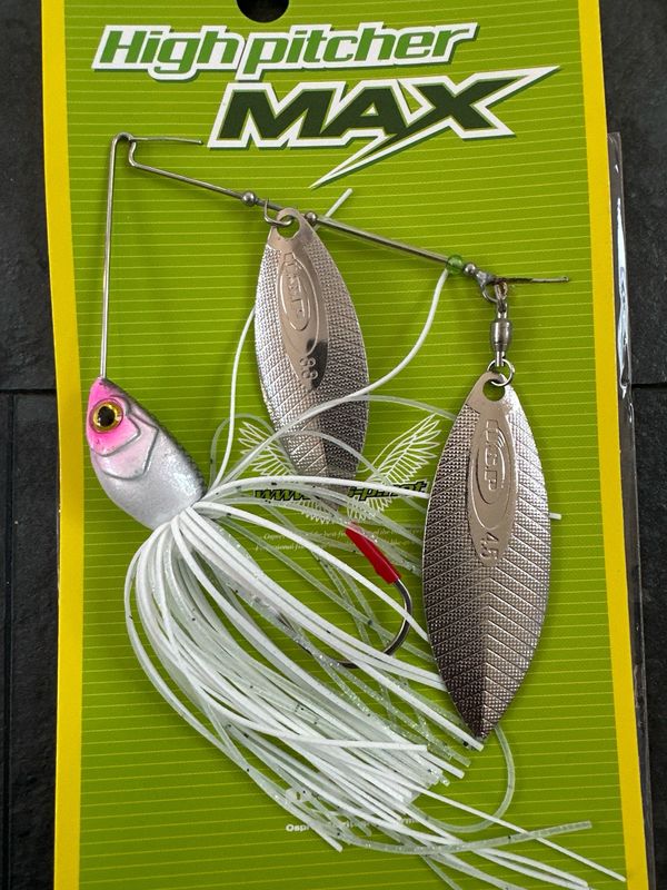OSP High Pitcher Max 3/4oz DW S-57 C.B Pearl Shad Spinnerbait