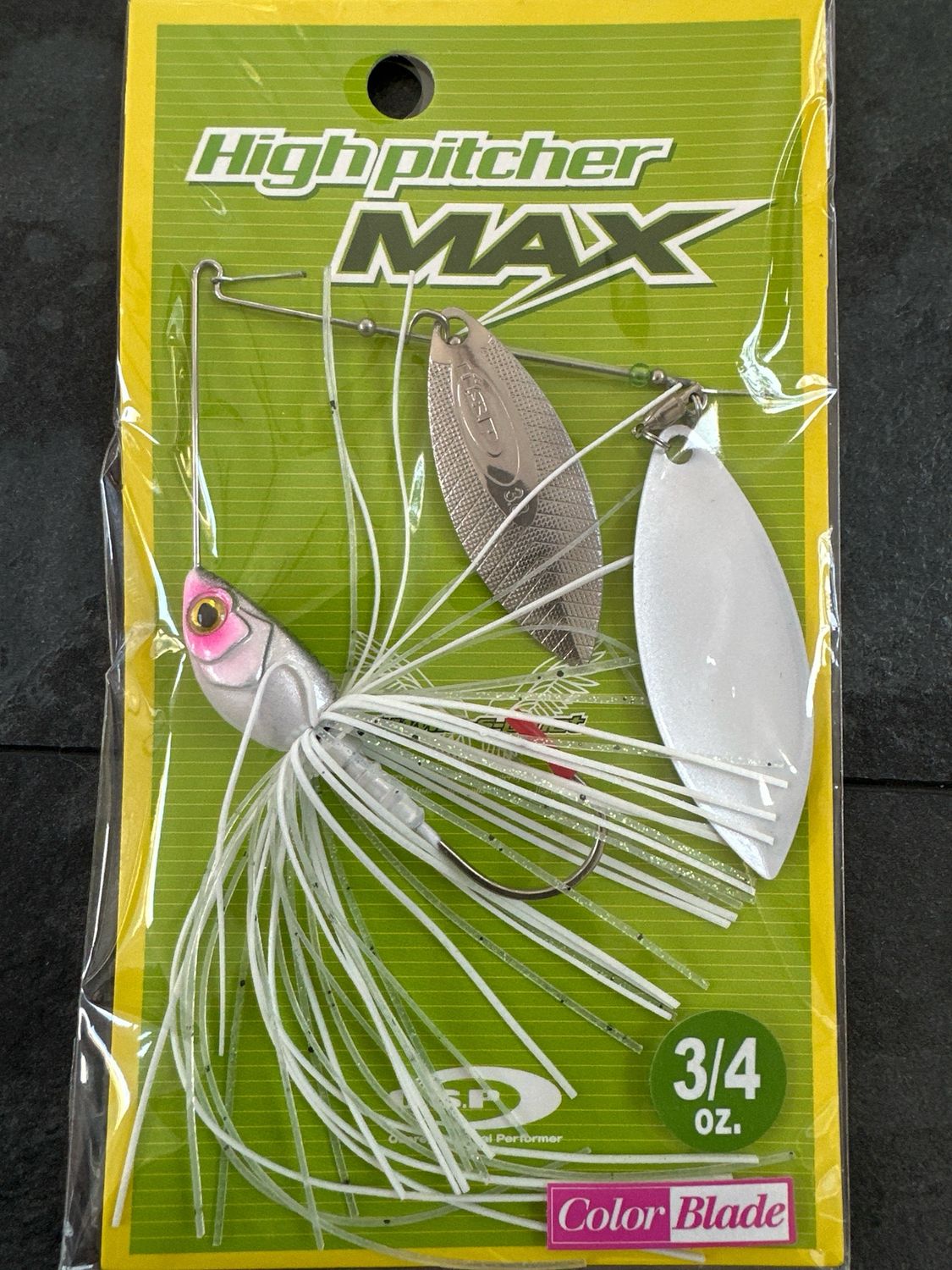 OSP High Pitcher Max 3/4oz DW S-57 C.B Pearl Shad Spinnerbait