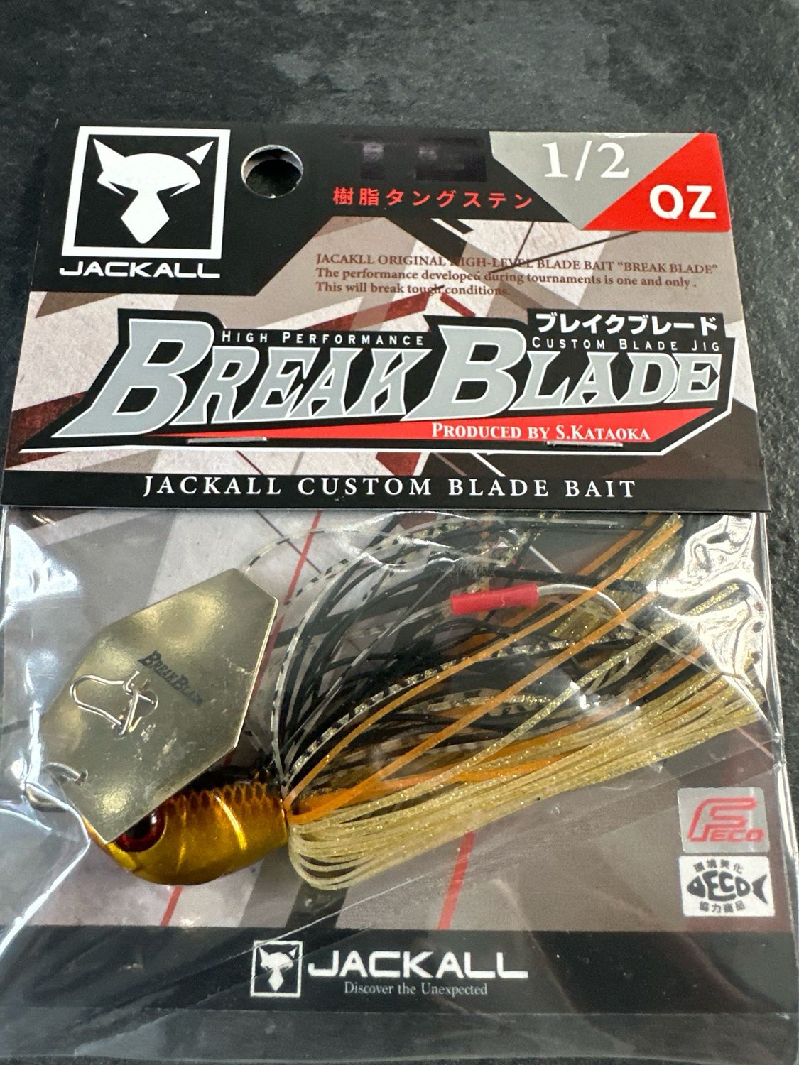 Jackall Break Blade Tungsten 1/2oz Golden Shad. NIP