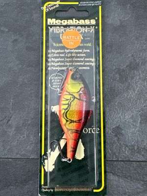 Megabass Vibration X Ultra (Rattle In) #8 Wild Craw OB 76.0mm 1/2oz