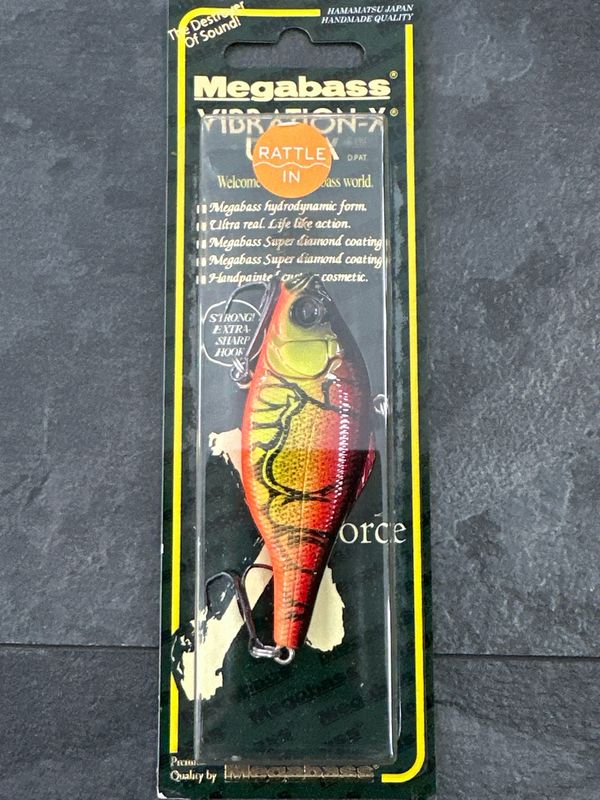 Megabass Vibration X Ultra (Rattle In) #8 Wild Craw OB 76.0mm 1/2oz