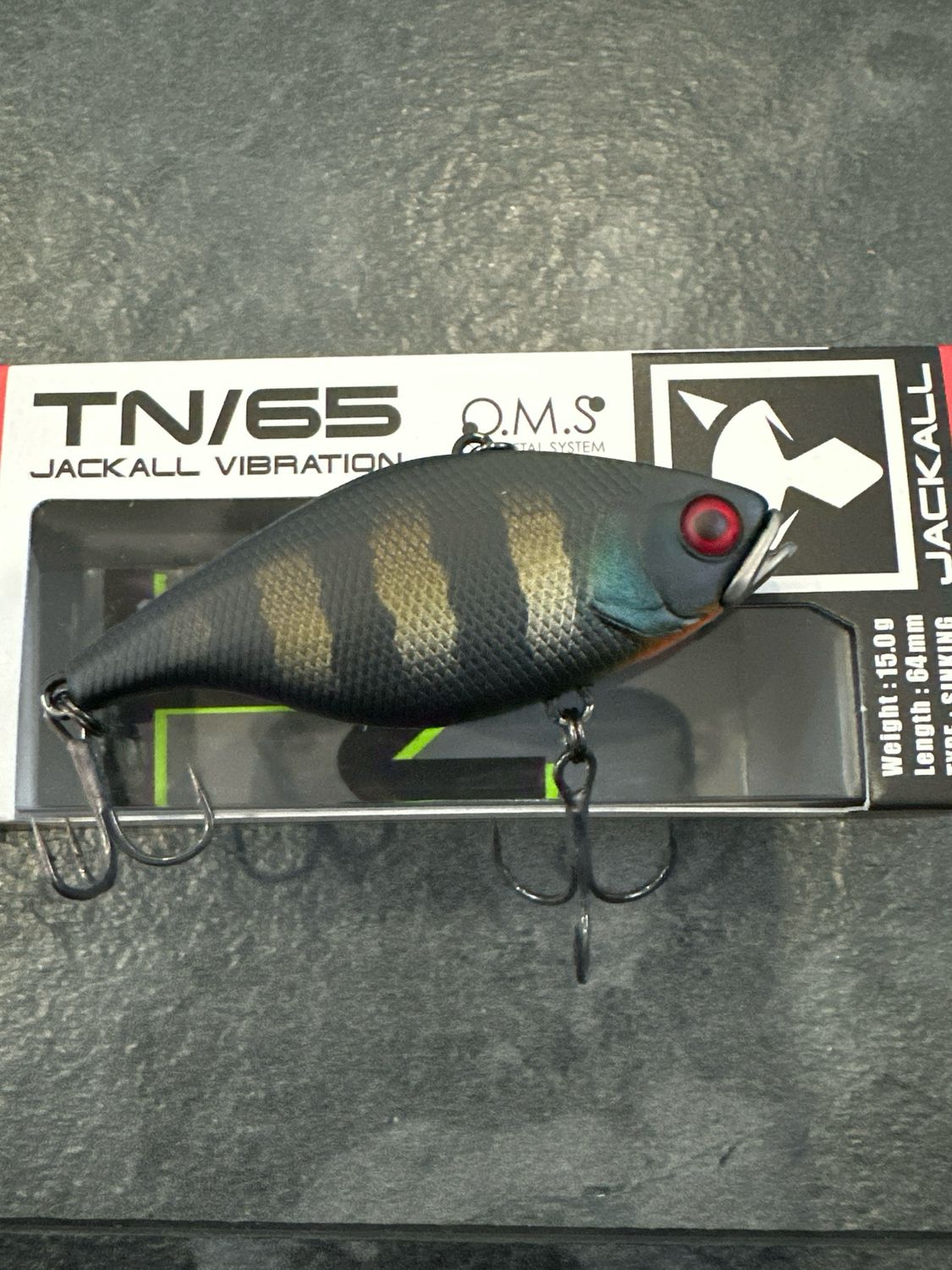 Jackall TN65 Black King Gill 64mm/15.0g/Sinking Lipless Crankbait