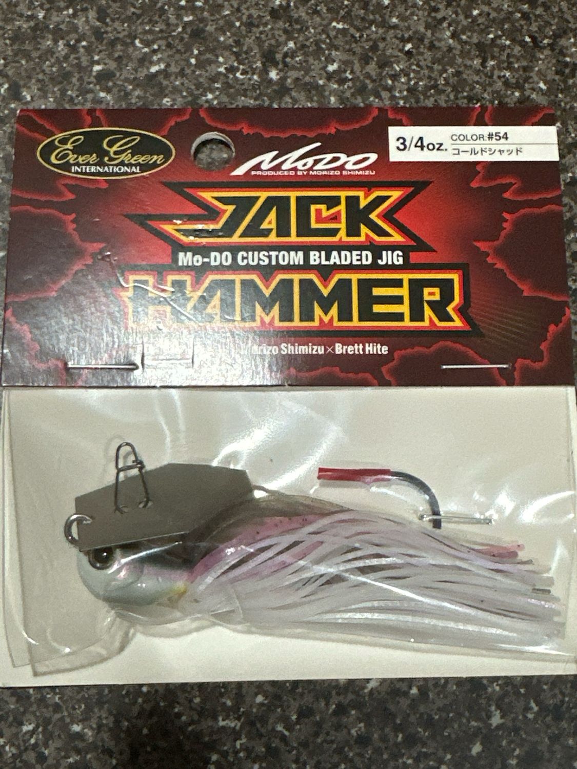 Ever Green Jack Hammer 3/4oz #54 Bladed Jig