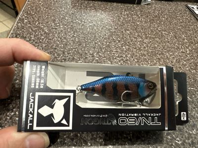 Jackall TN60 Trigon HS Impact Black. 60mm 18.5g. Harder To Find, Great Color. NIP