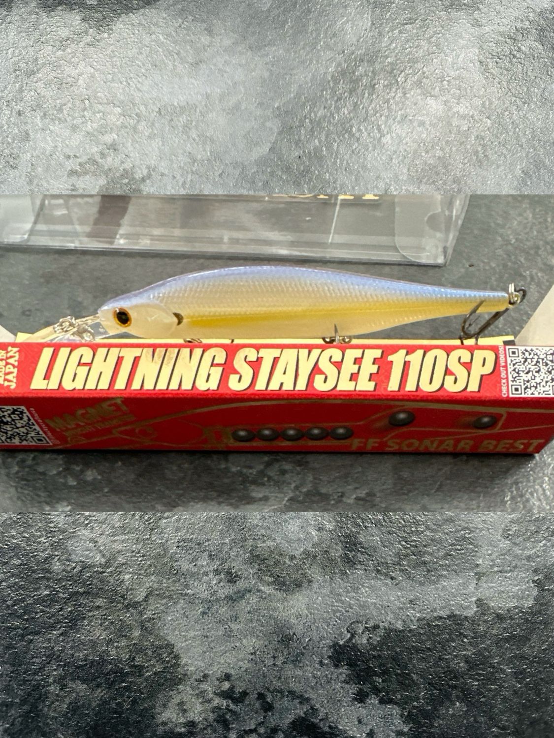 Lucky Craft Lightning Staysee 110sp Chartreuse Shad. 4-3/8” 1/2oz. 8’ Diver. Made In Japan. NIP