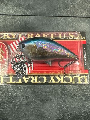Lucky Craft LC 3.5 Floating MS American Shad 3” Crankbait. 3/4oz, 5’ Depth NIP