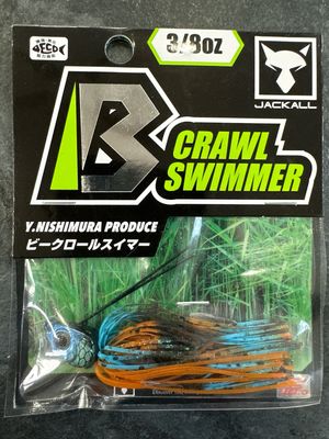 Jackall B Crawl JDM Swim Jig Konin Gill Stripe 3/8oz. Nip