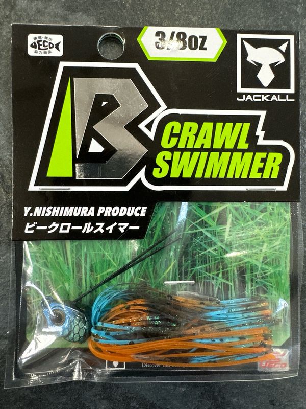 Jackall B Crawl JDM Swim Jig Konin Gill Stripe 3/8oz. Nip