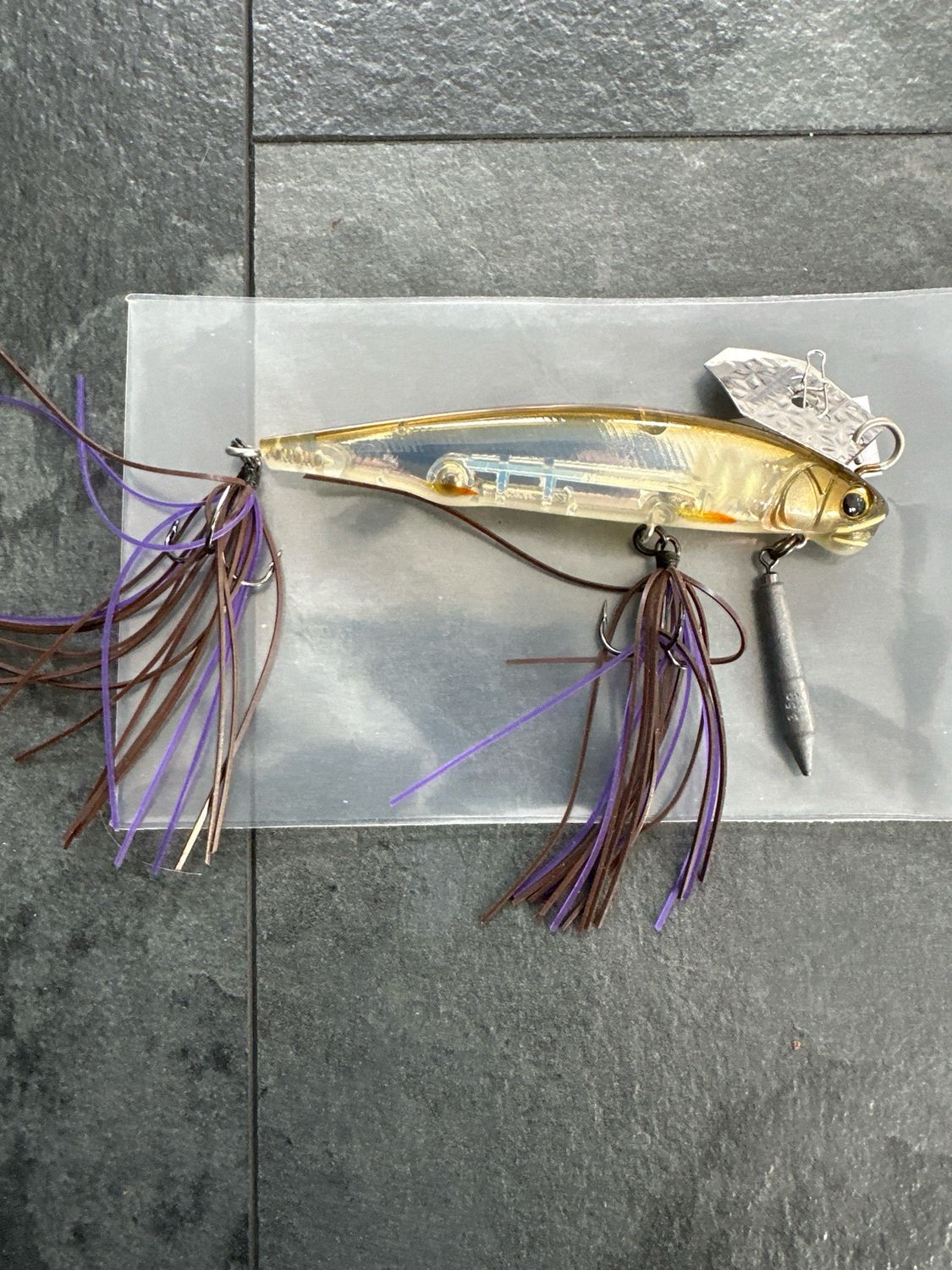 USED. Imakatsu Alive Chatter (Great Opportunity READ BELOW) Silver Flash Ayu. JDM “alive Chatterbait” 90mm Slow Sinking With Additional Weight Attached.