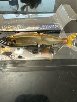Gan Craft Jointed Claw 128 #27 ChiAyu. 5” 3/4oz With Spare Tail Included. Most Popular “S” Style Swimbait In Japan. NIP