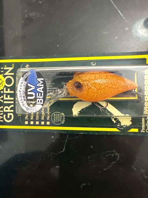 Megabass MR-X Griffon UV Impact Orange. 45mm 1/4oz. 1.5-2.5m (5-8ft Depth) NIP