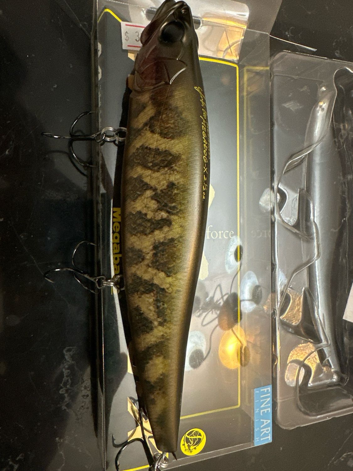 Megabass Megadog-X FA Snake Head (Fine Art). Megasize Pencil Bait 2-1/2oz, 180mm 7”+ NIP