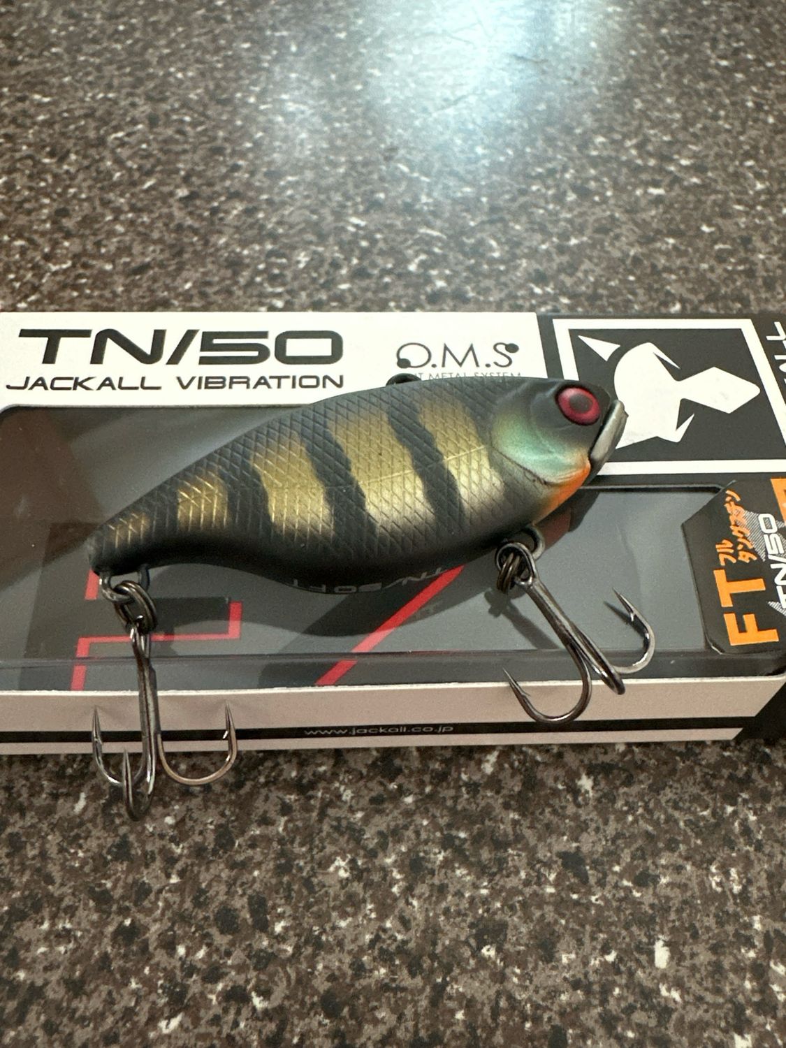 Jackall TN50 Black King Gill FT(Full Tungsten) 52mm/9.5g/Sinking Lipless Crankbait