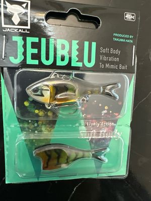 Jackall Jeublu, JDM Soft Body, Extra Soft Body Included. Maruhata Suji Ebi. 52mm (2”) 6.4g NIP