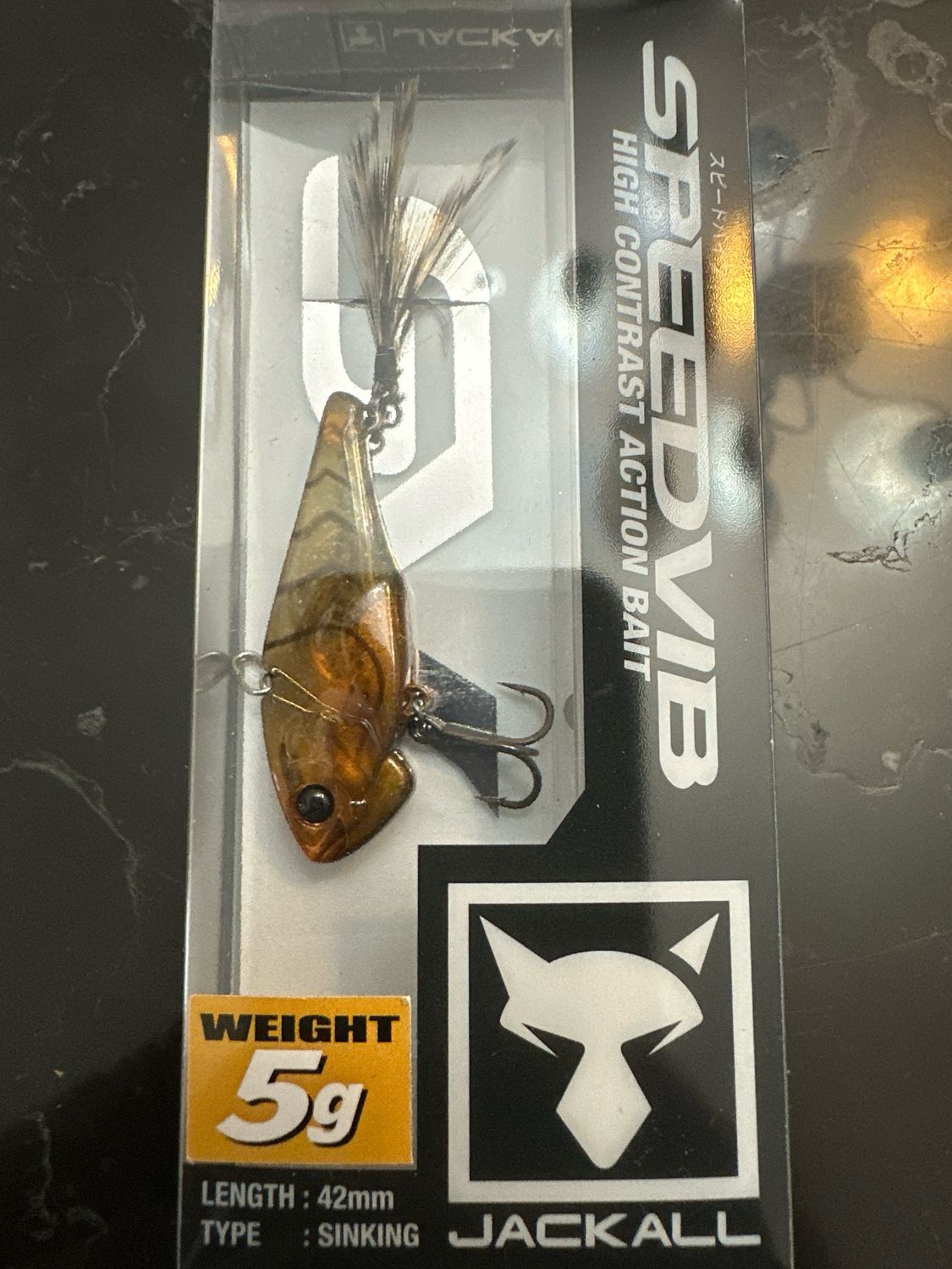Jackall Speed Vib “New JDM Product” 5g 42mm. Babataku Gasagasa Shrimp. NIP