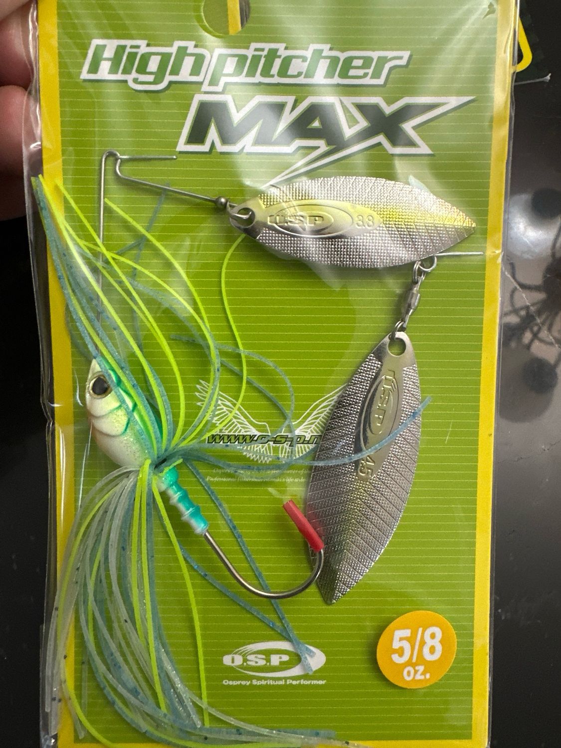 OSP High Pitcher Max S61 Chart Blue Back DW 5/8oz. NIP
