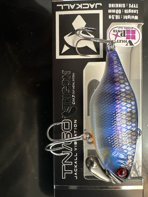 Jackall TN60 Trigon Gorgeous Maruhata Keimura Gill. 60mm 18.5g (.65oz). NIP