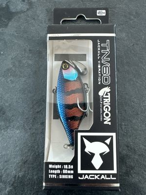 Jackall TN60 Trigon HS Impact Black. 60mm 18.5g. Harder To Find, Great Color. NIP