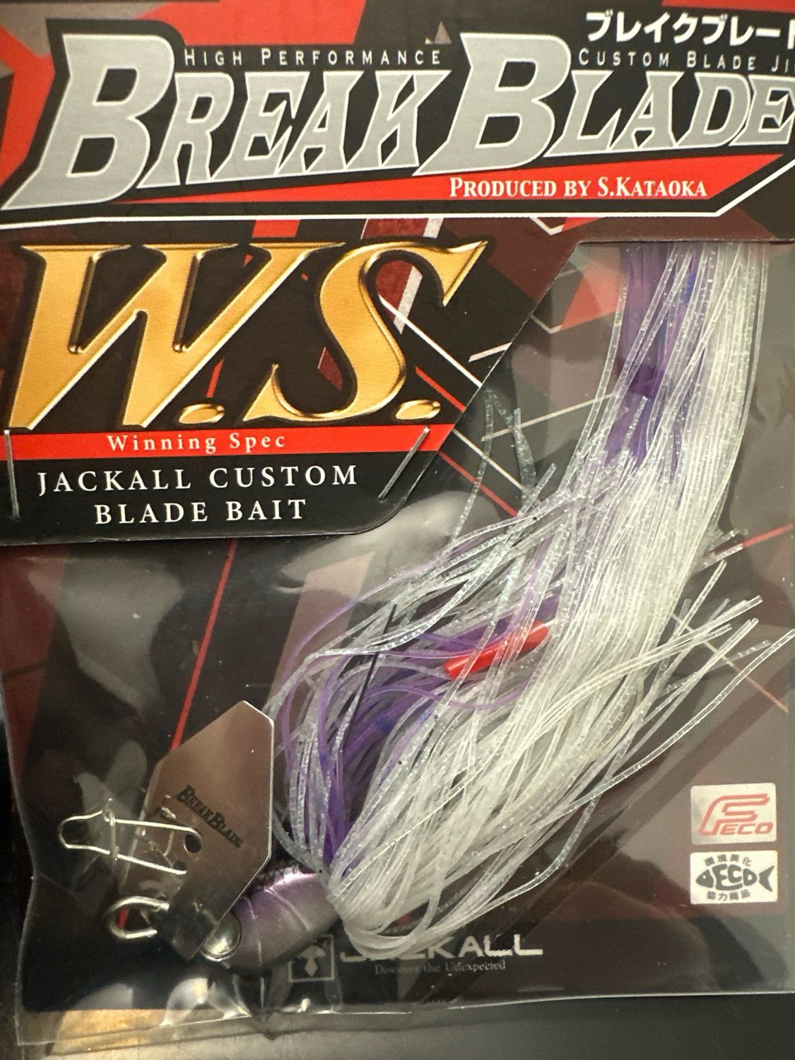 Jackall Break Blade WS Clear Wakasagi 3/8oz Blade Jig