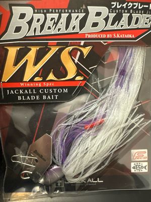 Jackall Break Blade WS Clear Wakasagi 3/8oz Blade Jig