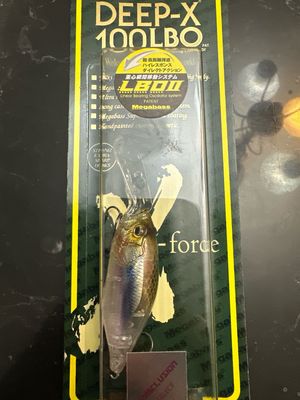 Megabass Deep-X 100 LBO (SP-C) Bousou Wakasagi 59mm 3/8oz Max Depth 2.5m
