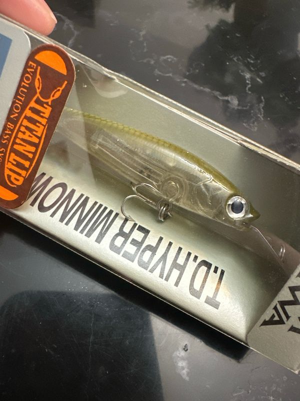 Daiwa TD Hyper Minnow 1072Ti F. Laser Ghost Wakasagi 70mm 5.4g Titan Lip Jerkbait
