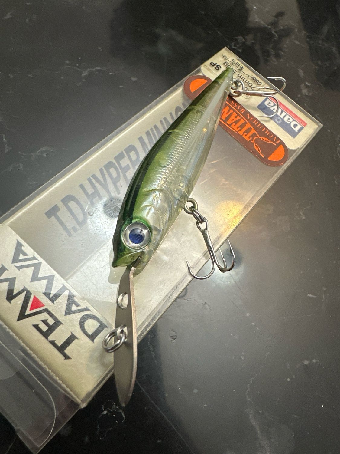 Daiwa TD Hyper Minnow 1072Ti SP. Laser Ghost Moroko 70mm 5.4g Titan Lip Jerkbait