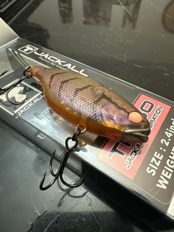 Jackall TN60 Pink Eye Suji (VERY RARE Australian Color) 2.4inch 4/9oz Lipless Cranbait