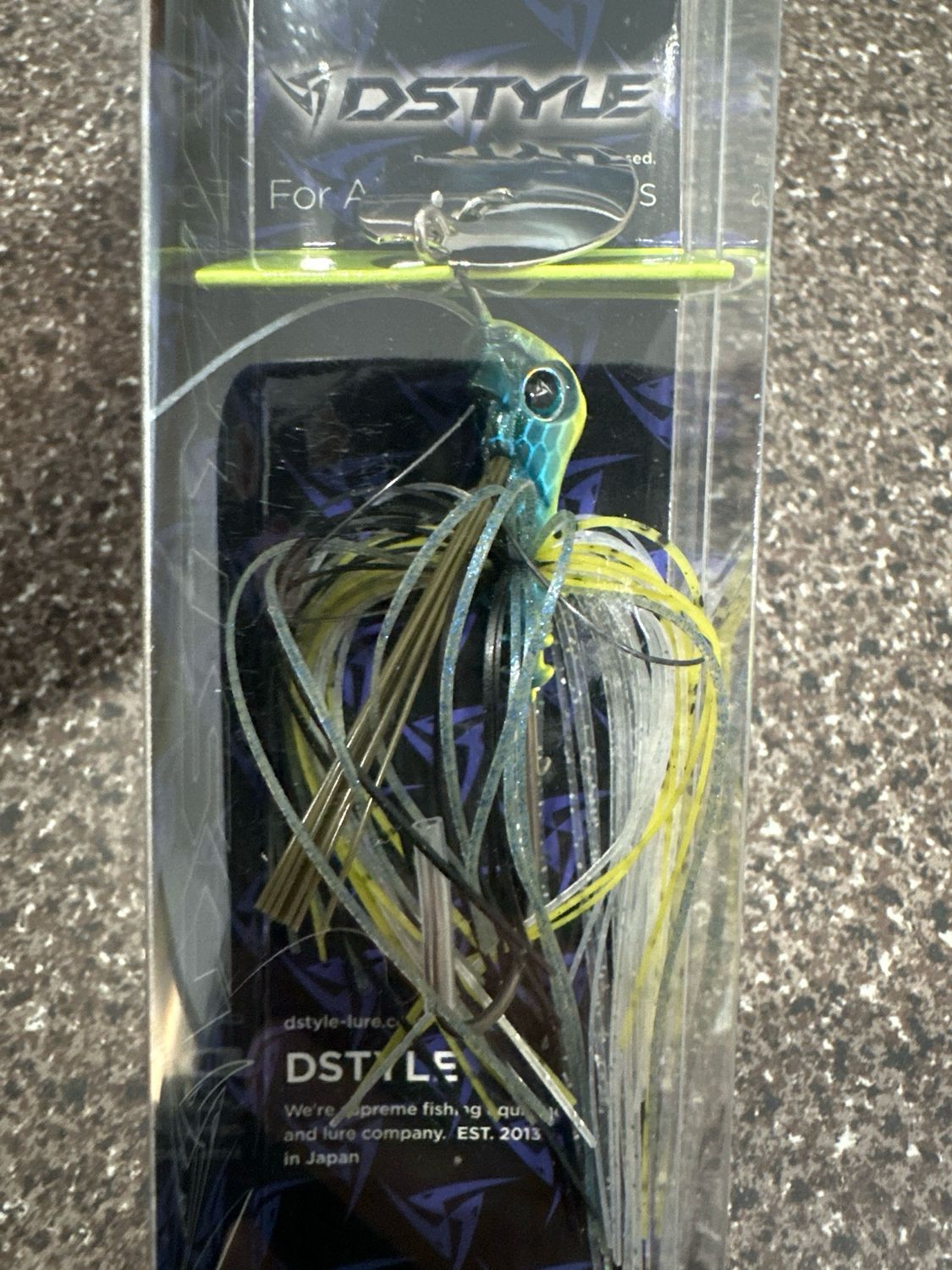 DStyle Da-Blade Chatterbait #13 Daisexy Shad 3/8oz Power Type Bladed Swim Jig