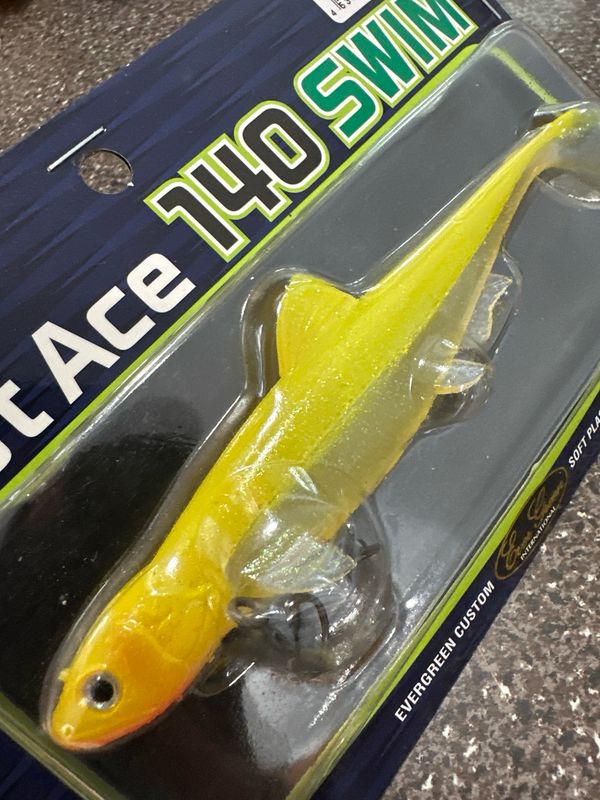 Ever Green Last Ace 140 Swim #54 Soft Plastic Bait
