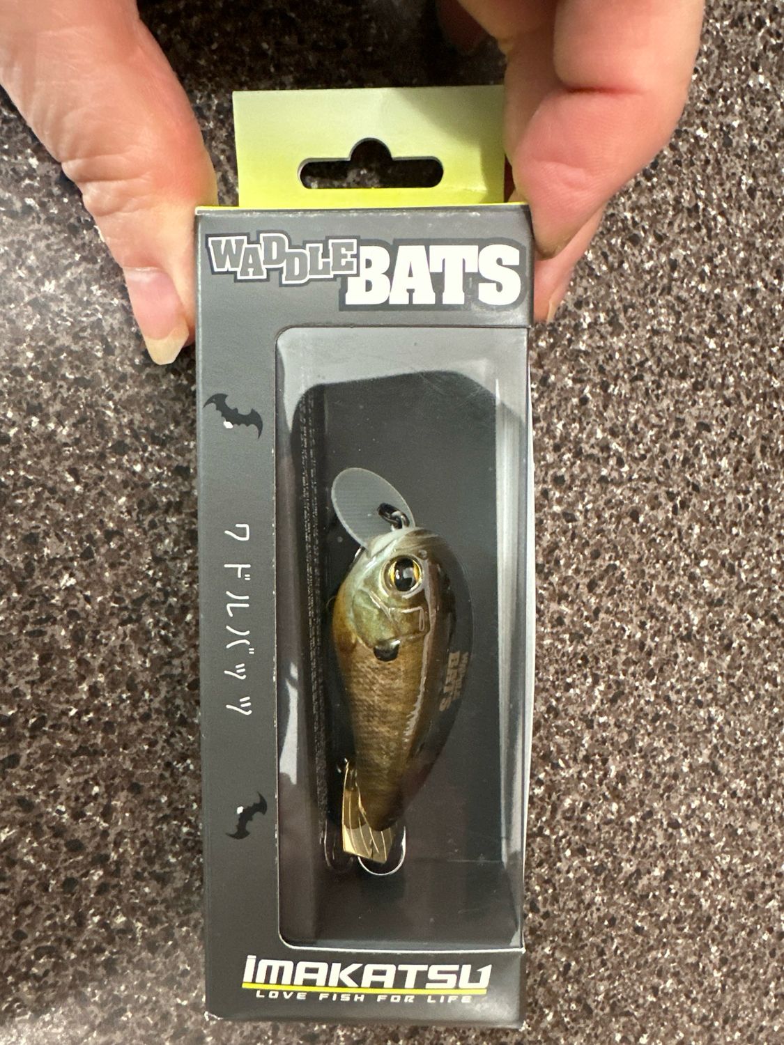 Imakatsu Waddle Bats JDM Crankbait. #548 3D Female Gill With Rear Underspin. 2.2” .37oz (10.5g). New In Packages