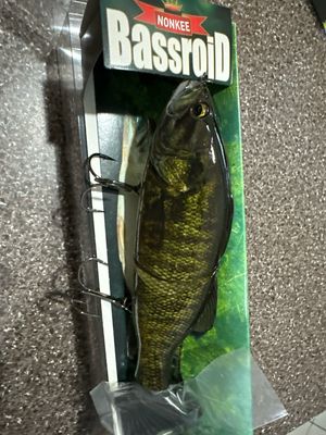 Imakatsu Bassroid Nonkee SG Plus #523 Lake Smallie. 3oz Class, 17cm (6.7”). Great Price, Great Bait. NIP
