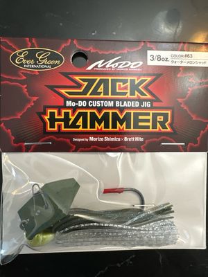 Evergreen Jackhammer Jack Hammer #63 Watermelon Shad. 3/8oz New In Packages