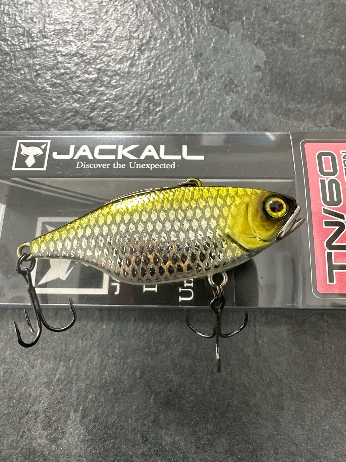 Jackall TN60 RARE, Very Hard To Find Color: Uroko Shad. 2.4” 4/9oz Rattle-in. New In Box.