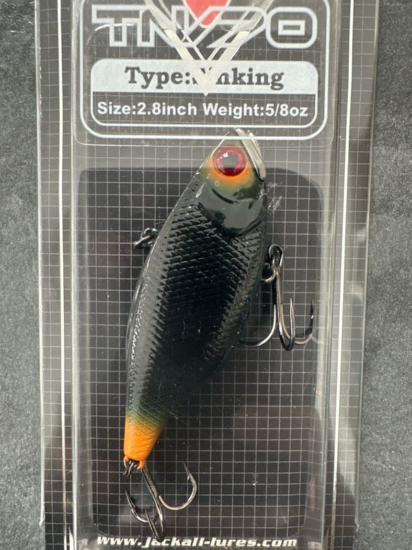 Jackall TN70 RARE Color Black Market. Rattle In 2.8” 5/8oz. NIP