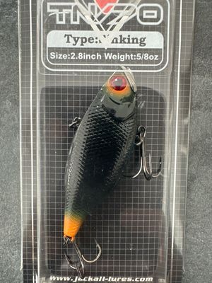 Jackall TN70 RARE Color Black Market. Rattle In 2.8” 5/8oz. NIP