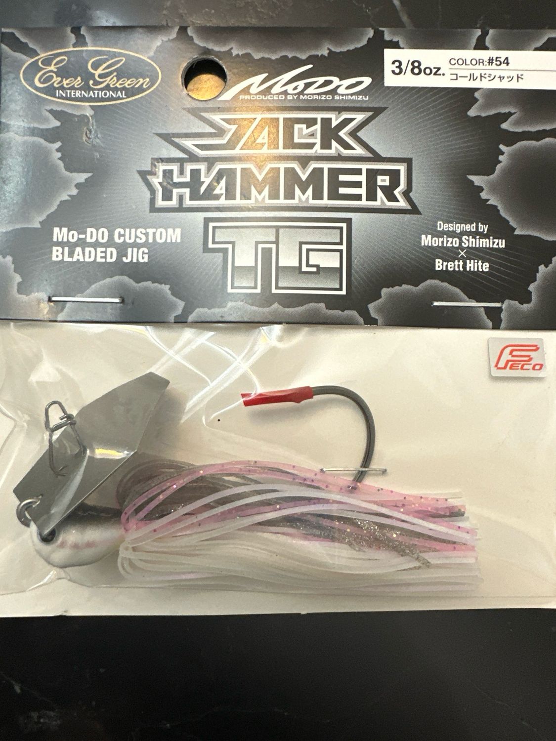 Evergreen Jackhammer Jack Hammer TG 3/8oz #54 Custom Bladed Jig