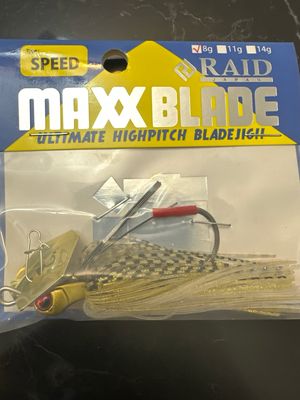 Raid Japan Maxx Blade Type-Speed 8g Blade Jig #MBS05 Real Gold