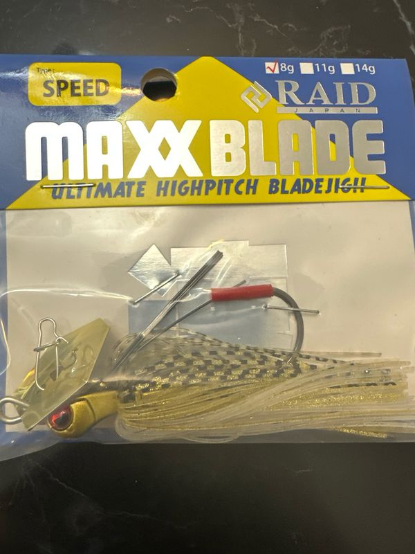 Raid Japan Maxx Blade Type-Speed 8g Blade Jig #MBS05 Real Gold