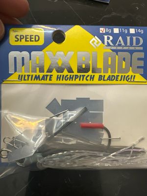 Raid Japan Maxx Blade Type-Speed 8g Blade Jig #MBS04 Smoky Pearl