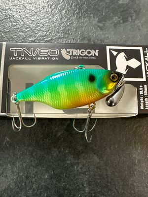 Jackall TN60 Trigon Lime Weed Gill. 60mm 18.5g. NIP